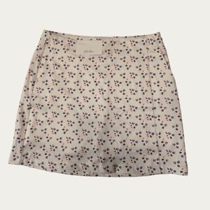 Lady Hagen Americana 17" Wrap White Skort with Red and Blue Sparklers Accents